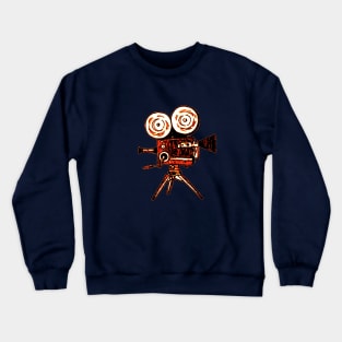 Movie Camera Crewneck Sweatshirt